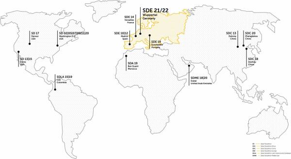 Die Solar Decathlon-Wettbewerbe weltweit