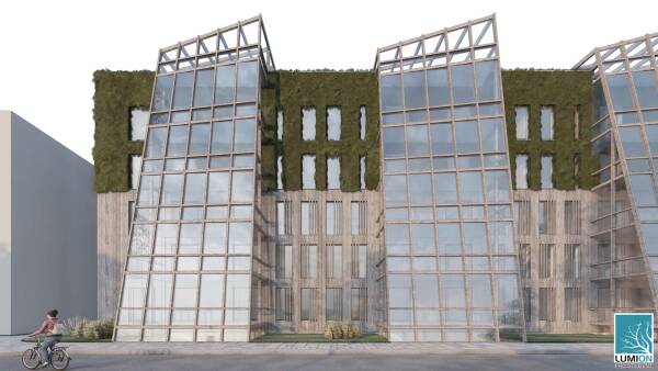 Team Deeply High aus Istanbul in der T�rkei und aus L�beck: Sanierung und Aufstockung von Mietwohnungen in Kiel; Visualisierung