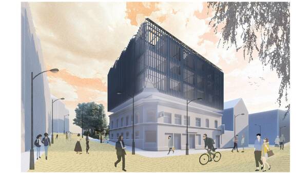 Team EFdeN aus Bukarest in Rum�nien: Sanierung und Aufstockung des Caf� Ada in Wuppertal; Visualisierung