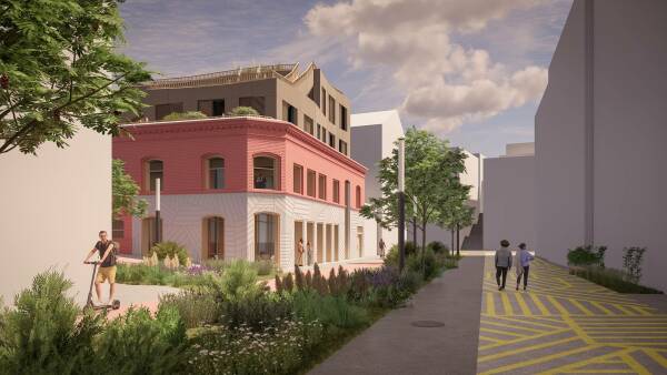 Team VIRTUe aus Eindhoven in den Niederlanden: Sanierung und Aufstockung des Caf Ada in Wuppertal: Visualisierung