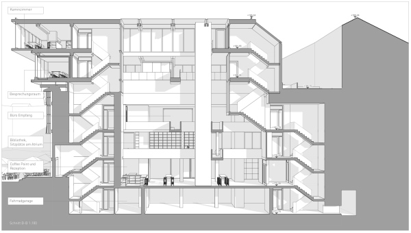 2. Preis: Kresings Architektur, L�ngsschnitt