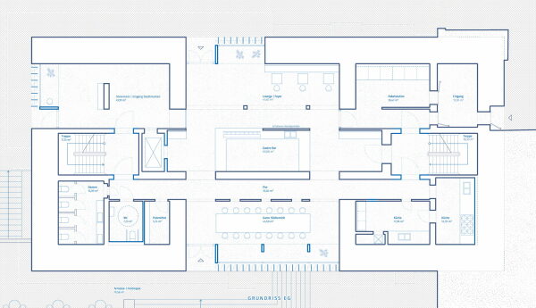 1. Preis: SMAA Studio fr Architektur, Grundriss Erdgeschoss