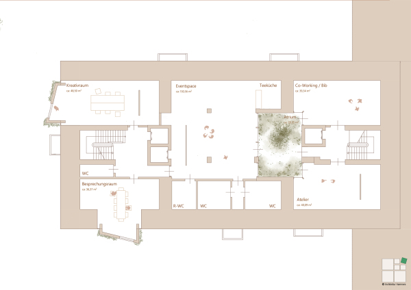 Anerkennung: Architektur Hammers, Grundriss 2. Obergeschoss