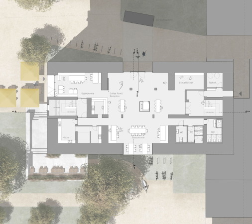 2. Preis: Kresings Architektur, Grundriss Erdgeschoss