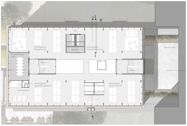2. Preis: Kresings Architektur, Grundriss 3. Obergeschoss