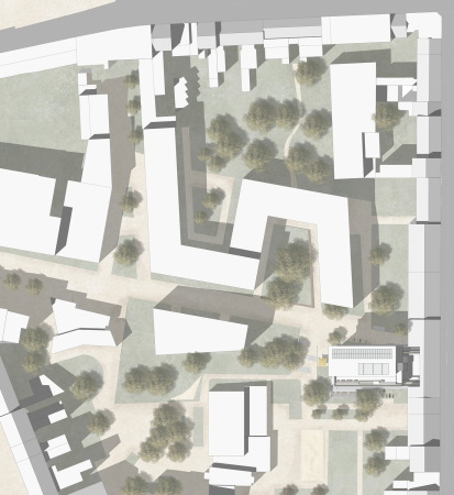 2. Preis: Kresings Architektur, Lageplan