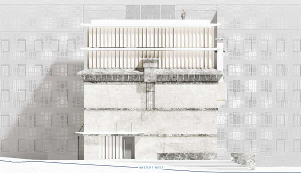 1. Preis: SMAA Studio fr Architektur, Ansicht West