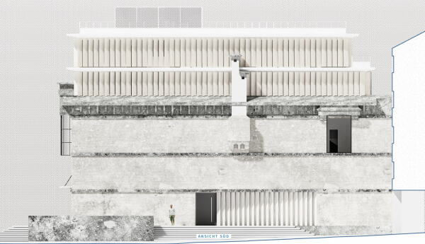 1. Preis: SMAA Studio fr Architektur, Ansicht Sd