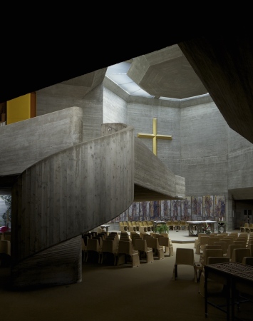 Gnther Domenig: Katholische Pfarrkirche Oberwart, mit Eilfried Huth, 1969. Foto von 2020
