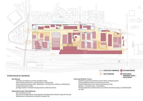 Beitrag im Werkstattverfahren von Astoc Architects and Planners mit Treibhaus Landschaftsarchitektur