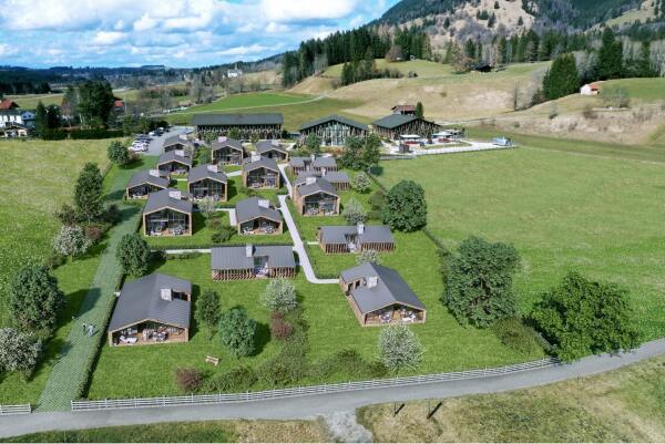 Die geplanten Ferienh�user von MGF Architekten (Stuttgart) vor der Kunsthalle