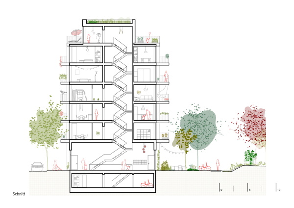 Wohnhaus in Berlin von Praeger Richter Architekten