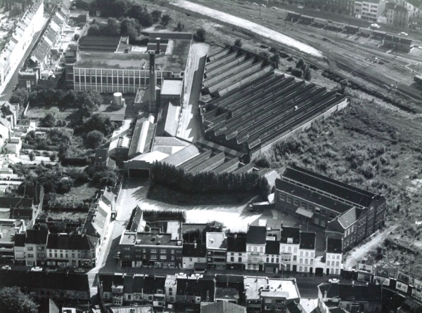 Archivfoto der Textilfabrik Malmar in Gent