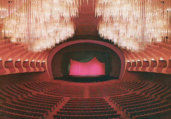 Teatro Regio 1965-73, Turin. Die Bhne in ihrer ursprnglichen Konfiguration von 1973.