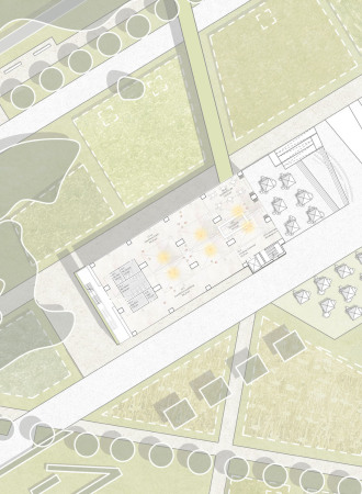 3. Preis: h4a Gessert +Randecker + Legner Architekten (Dsseldorf) mit hm013 landschaftsarchitektur (Berlin)