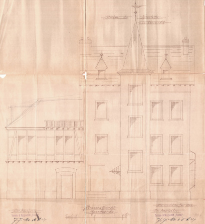 Anbau an die Mhle 1904
