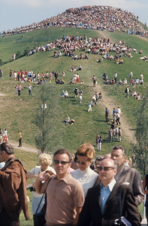 Besucher*innen whrend der Olympiade 1972 in Mnchen