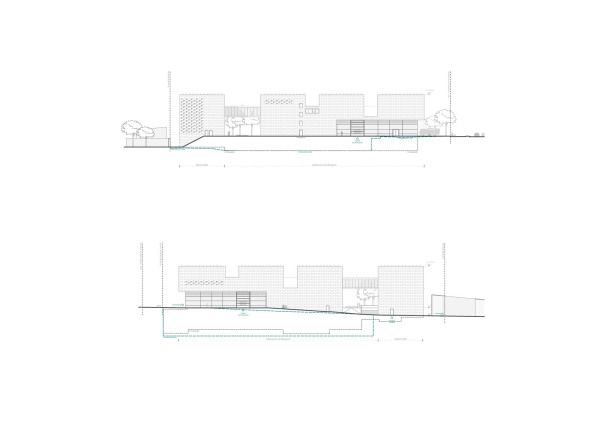 Ansicht Ost und West Hauptfeuerwache