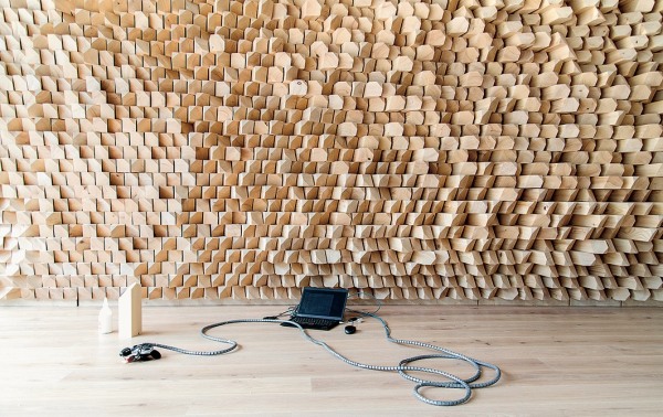 Gramazio Kohler Research: Akustikwand fr den Erweiterungsbau der Basler & Hofmann AG in Esslingen, 2019