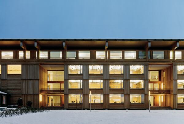 Meili & Peter mit Zeno Vogel: Schweizerische Schule fr die Holzwirtschaft, Biel 1999