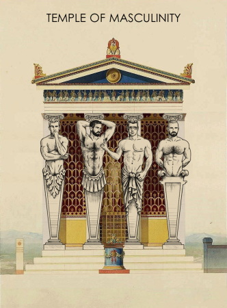 Temple of masculinity (Athena Nike x Alessio Slonimsky)