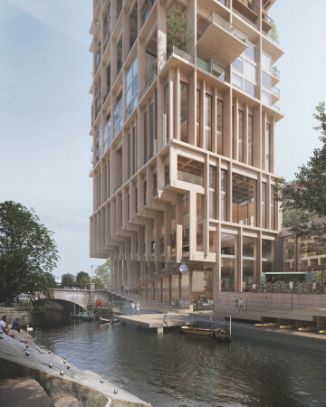 Hochhauskonzept von Haptic Architects und Ramboll fr Oslo