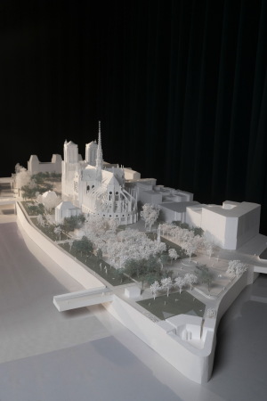 Modellfotografie, von Osten aus gesehen