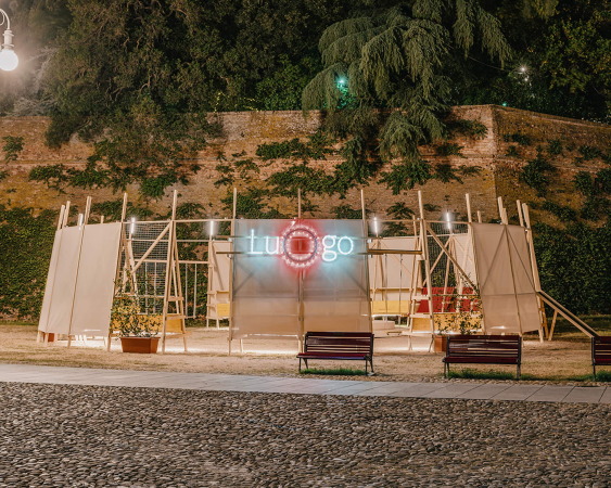 Temporrer Pavillon in Lugo von Orizzontale