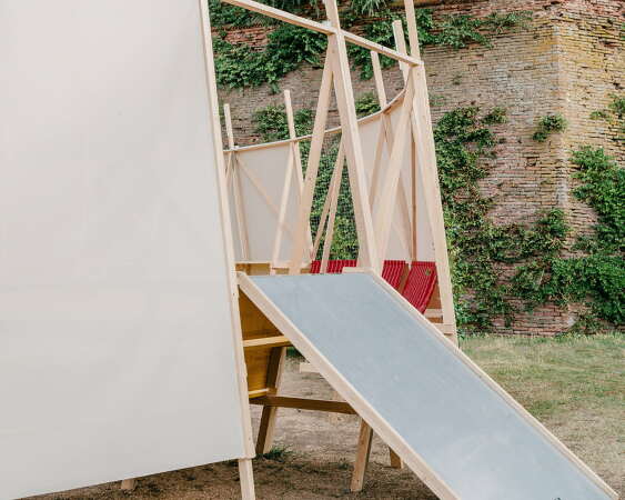 Temporrer Pavillon in Lugo von Orizzontale