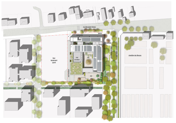 Schule bei Lyon von Rue Royale Architectes