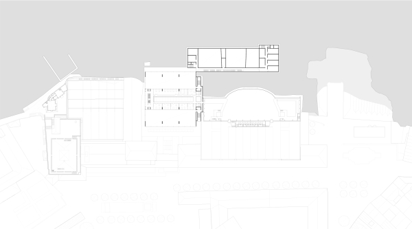 1. Preis: Jabornegg & Plffy. Grundriss Galeriegeschoss