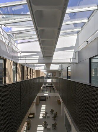 Universit�tsumbau von WilkinsonEyre in London