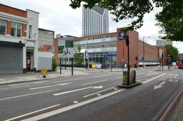 London Road vor dem Umbau