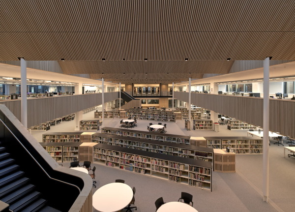 Universit�tsumbau von WilkinsonEyre in London