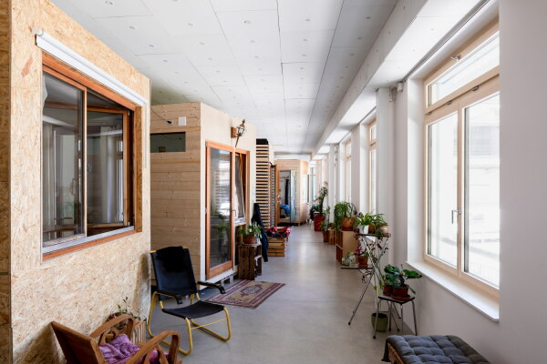 In der Selbstbau-Wohnung war lediglich das Badezimmer vorgegeben.