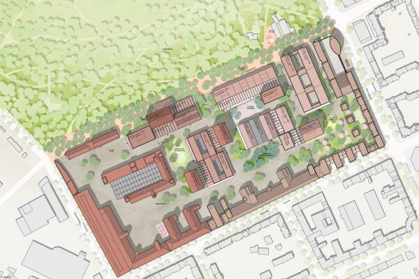 3. Preis: Robertneun und Atelier Loidl Landschaftsarchitekten, Lageplan