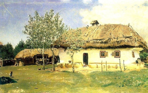 Khata. Gemälde von Ilya Repin aus dem Jahr 1880