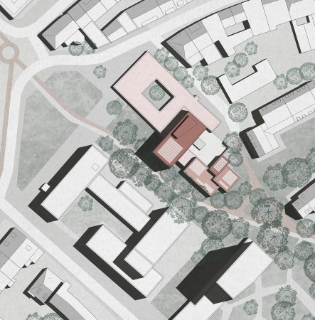 Ein 3. Preis: Heine Mildner Architekten, Dresden; Lageplan