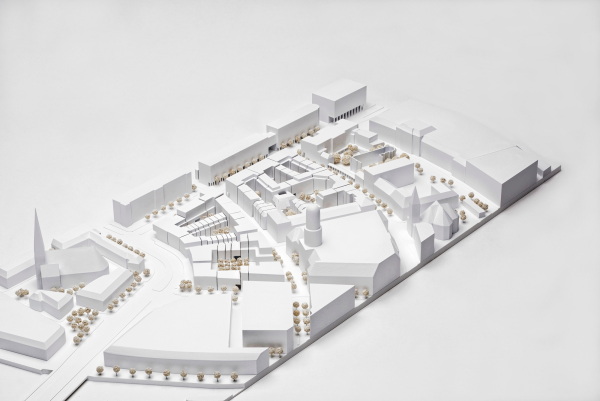 Ein 1. Preis des stdtebaulichen Wettbwerbs 2021: Bernd Albers Gesellschaft von Architekten (Berlin) mit Vogt Landschaftsarchitekten (Berlin)