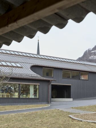 1. Preis Neubau Schulhaus Feld in Azmoos (CH)