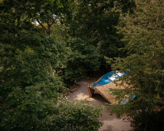 Pavillon bei Bristol von Invisible Studio und Xylotek