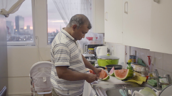 Blick in eine Wohnung in Robin Hood Gardens