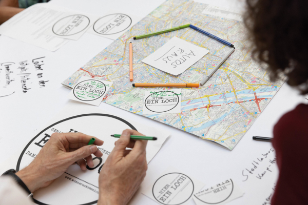 In der Ideenrallye sollen Interessierte zusammenkommen und neue Ideen fr die nachhaltige Vernderung des Grtzls finden.