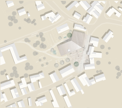 3. Preis: D�rschinger Architekten und Partner (F�rth). Lageplan