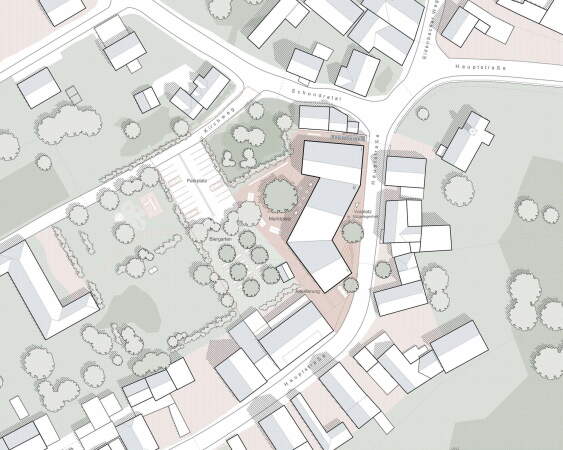 2. Preis: ARGE super future collective und Johannes Kappler Architektur und St�dtebau (beide N�rnberg). Lageplan