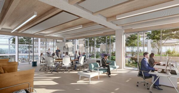 3. Preis: ingenhoven associates (D�sseldorf) mit Assmann Beraten + Planen (Dortmund) und Werner Sobek (Stuttgart)