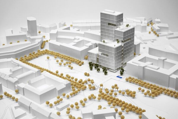 2. Preis: HDR (D�sseldorf) mit Winter Geb�udetechnik, Engineering & Services (D�sseldorf) und Krebs+Kiefer Ingenieure (Berlin)