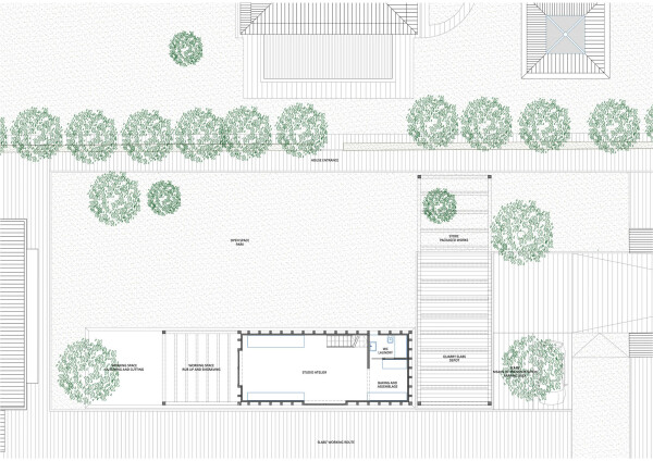 Atelier bei Reggio Emilia von Nat Office