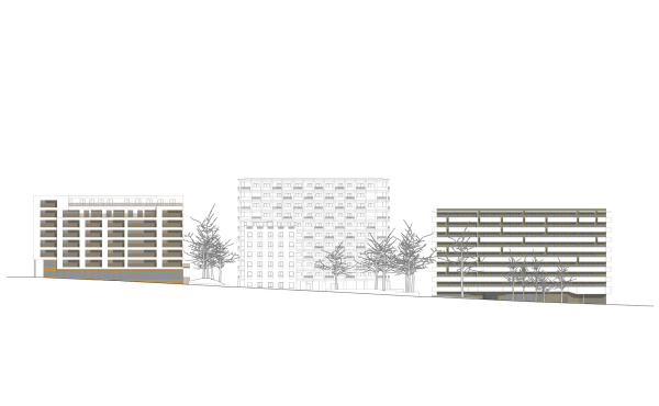 Zwei Wohnh�user in Wien von Froetscher Lichtenwagner