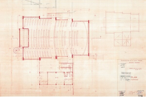 Kino Sahara, Architekt: Alain Le Goaster, 1965-66